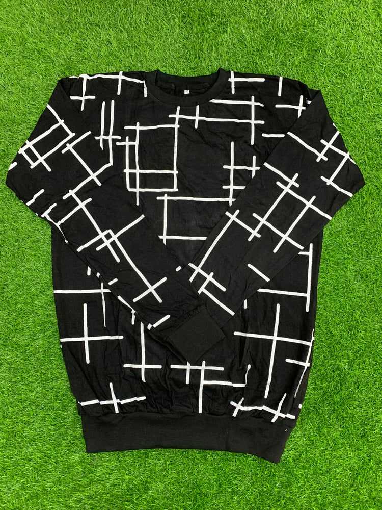 Men’s Printed Long Sleeve T-Shirt – Stylish Casual Sweatshirt for Men