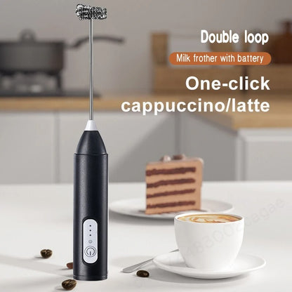 Portable Coffee Foam Maker | USB Rechargeable Milk Whisk for Cappuccino & Latte