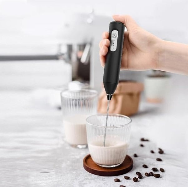 Portable Coffee Foam Maker | USB Rechargeable Milk Whisk for Cappuccino & Latte