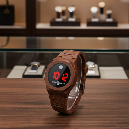 LED Digital Touch Watch for Men & Women – Stylish Waterproof Sports Wrist Watch with LED Display
