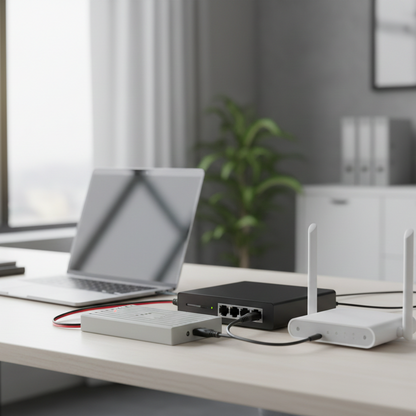 12V Router Power Bank Mini UPS – WiFi Router Backup Battery Load Shedding Internet Backup Device