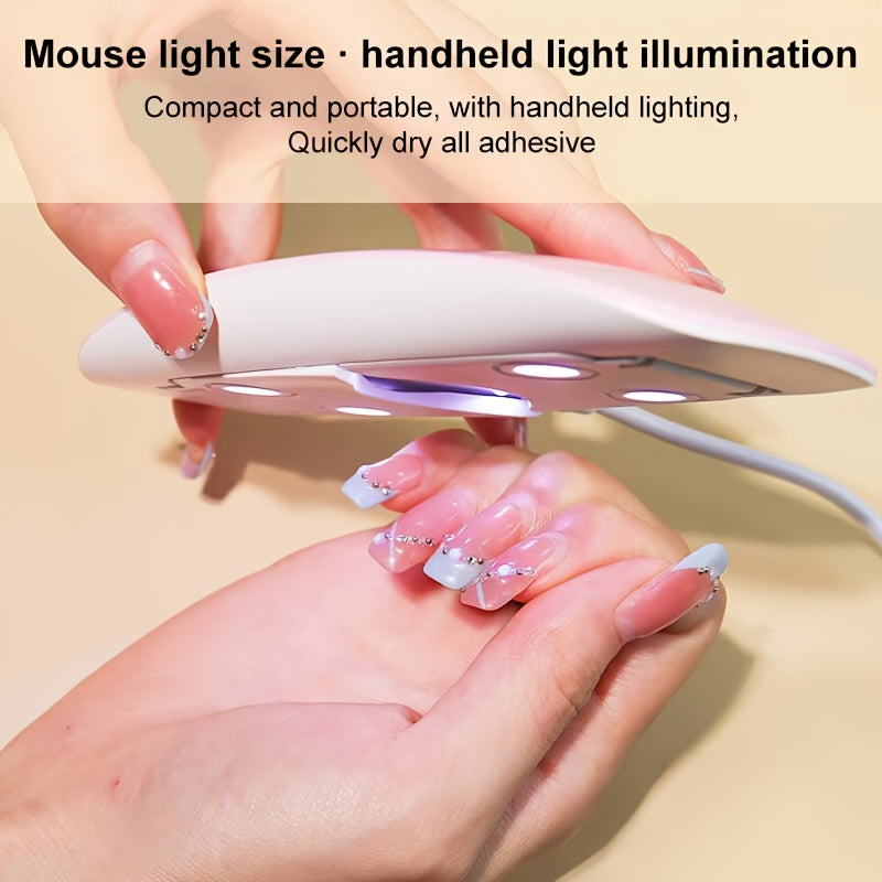 SUN Mini UV LED Nail Lamp – Portable Nail Dryer for Gel Polish, Fast Curing Nail Art Machine