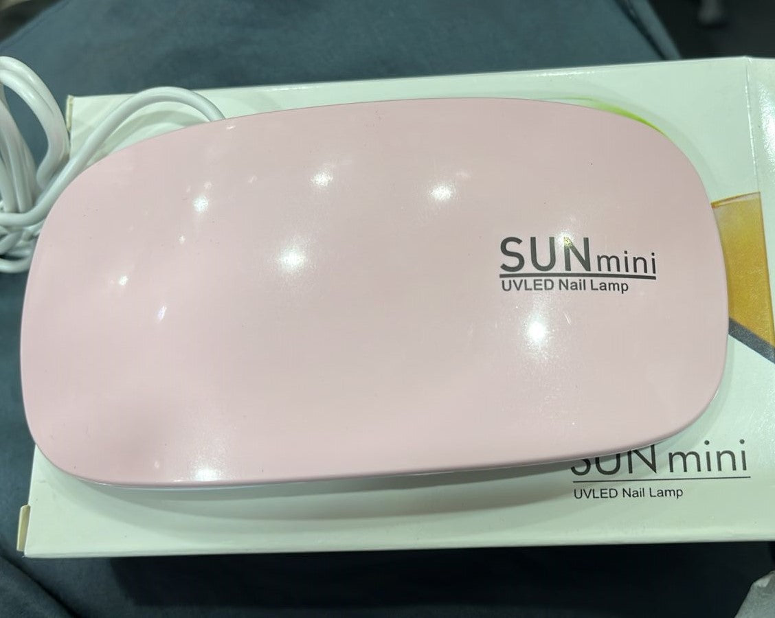 SUN Mini UV LED Nail Lamp – Portable Nail Dryer for Gel Polish, Fast Curing Nail Art Machine