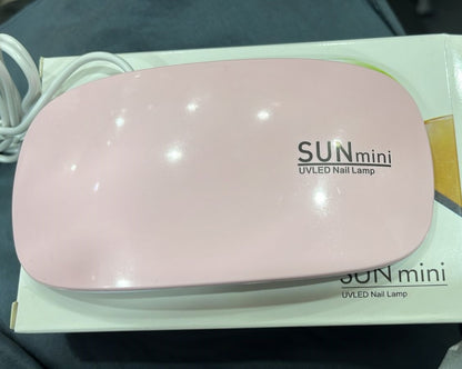 SUN Mini UV LED Nail Lamp – Portable Nail Dryer for Gel Polish, Fast Curing Nail Art Machine