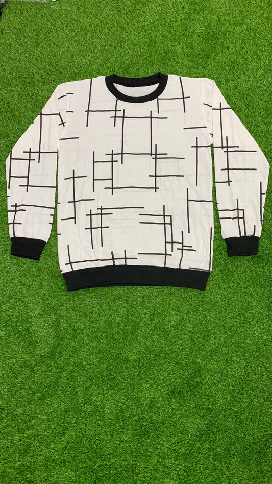 Men’s Printed Long Sleeve T-Shirt – Stylish Casual Sweatshirt for Men
