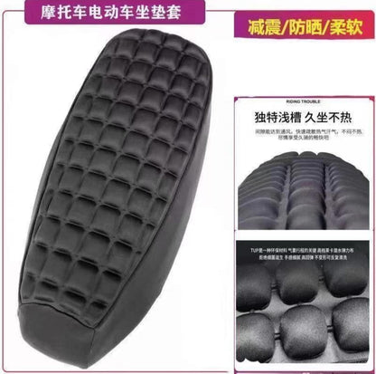 Motorcycle Seat Cushion – Anti-Slip Soft Bike Seat Cover Pad  Comfortable Shock Absorbing Motorcycle Seat Protector