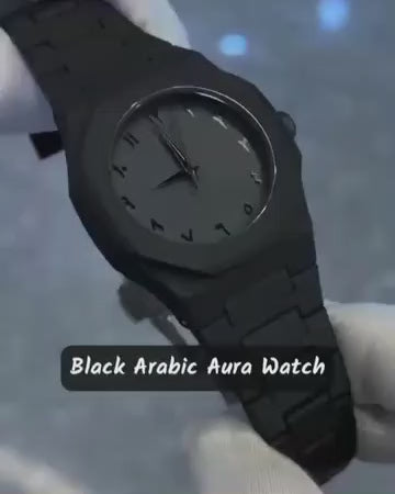 Men’s All Black Wrist Watch – Minimalist Analog Quartz Watch for Men Stylish Casual & Formal Watch